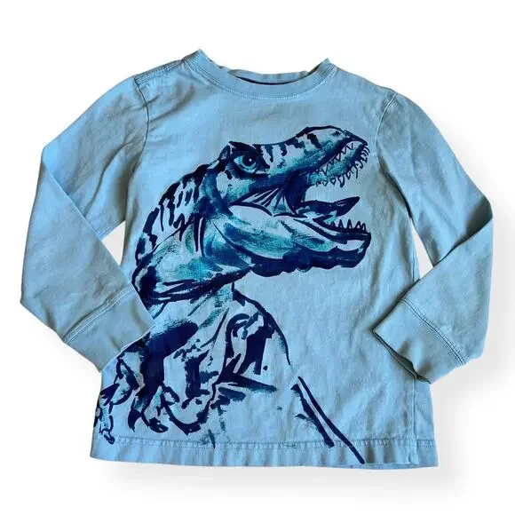 Gymboree Dinosaur Blue Tee S (5-6) - Picture 1 of 9